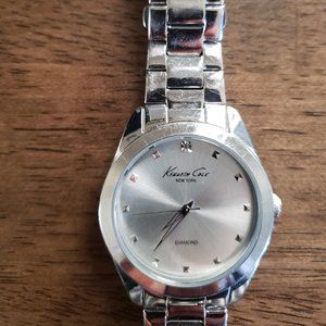 3/60. Sliver Kenneth Cole watch with clip band